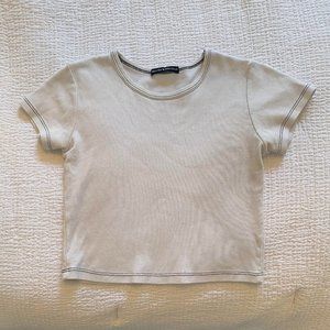 White Brandy Melville Crop Top (Size XS)